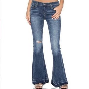 AGOLDE Madison Ultra Flare Jean in Starwood Distressed